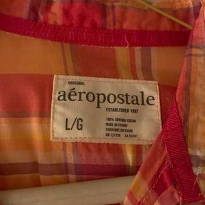 Aerpostale full sleeve or can roll to 3/4 size JuniorLarge